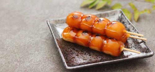 上新粉を使うみたらし団子のイメージ
