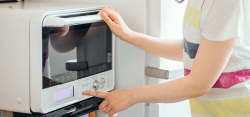 電子レンジの温めをするイメージ